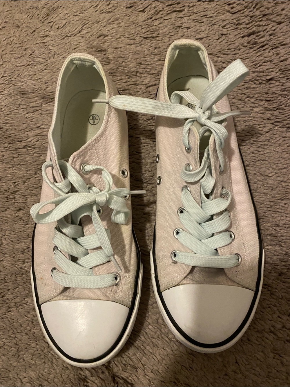 4/$20 light pink sneakers
